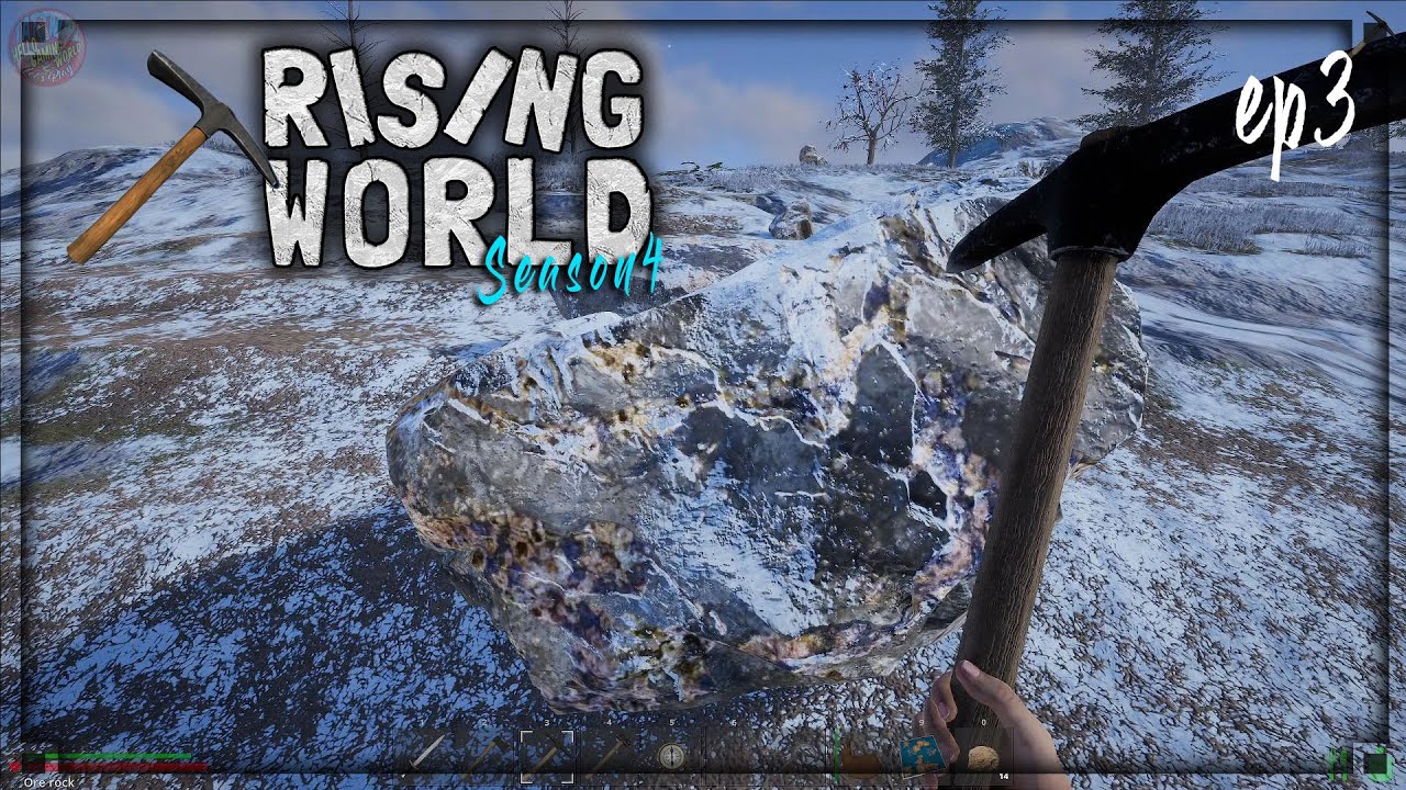 Rising World Survival #3 - Going North For Aluminum