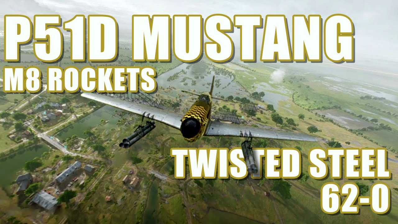 Battlefield 5 Plane Highlight | P-51D (M8 Rockets) | Twisted Steel (62-0)