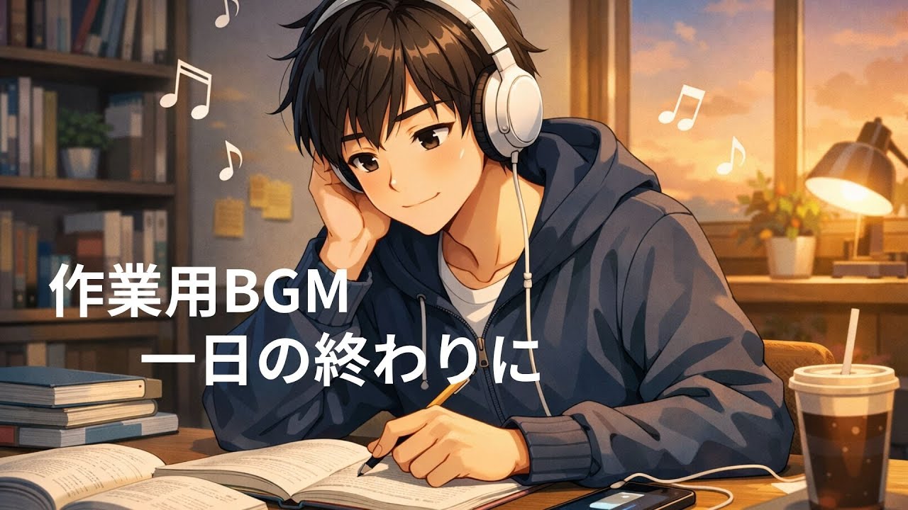 「夕暮れのワークタイム｜穏やかに集中する音楽30分間」広告なし
