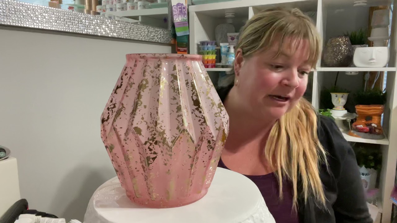 Mirrored Rosé Scentsy Warmer!