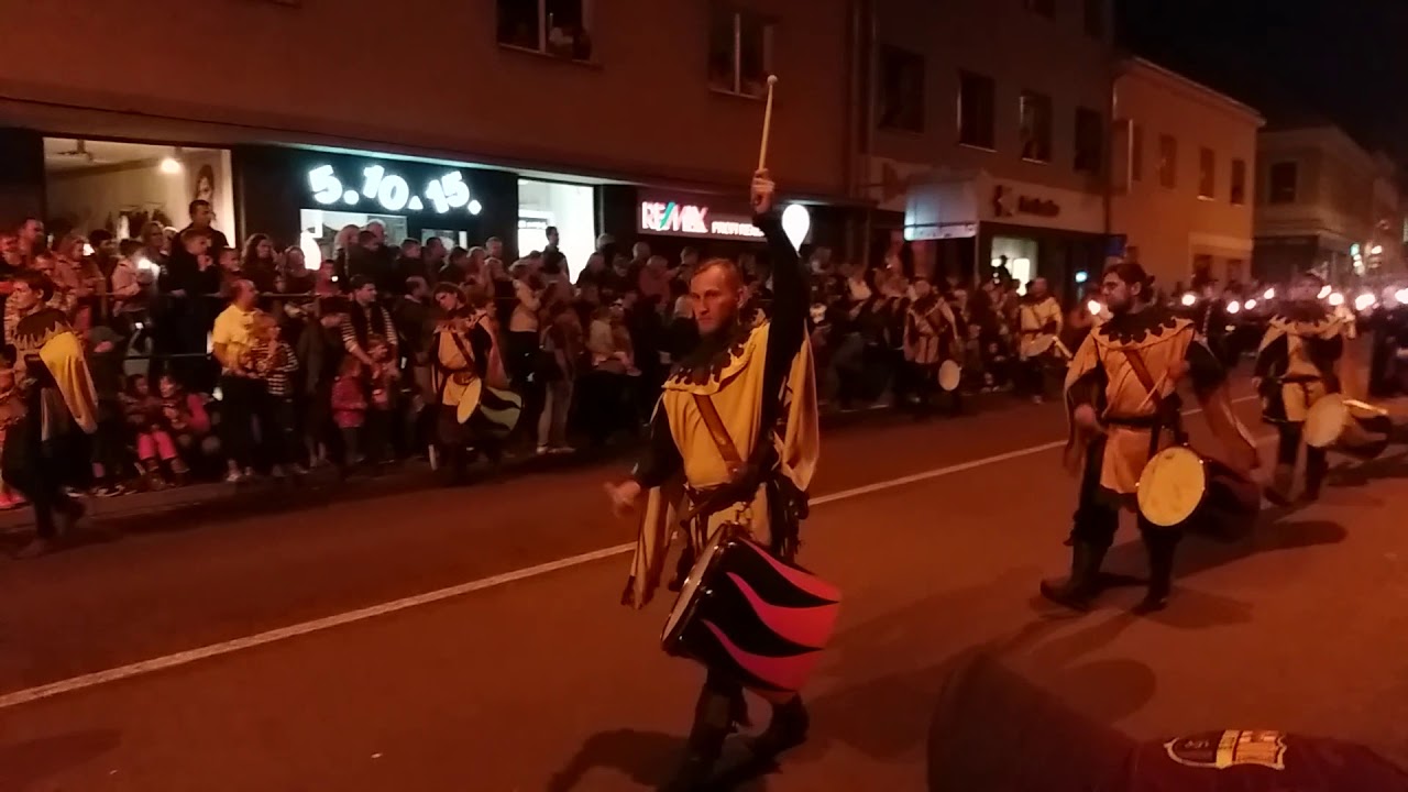Znojemské vinobraní 2018 - večerní průvod