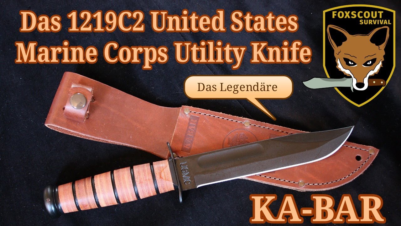 KA-BAR Kampf- und Allzweckmesser 1219C2 USMC Utility Knife [Die wahre Geschichte des KA-BARs]