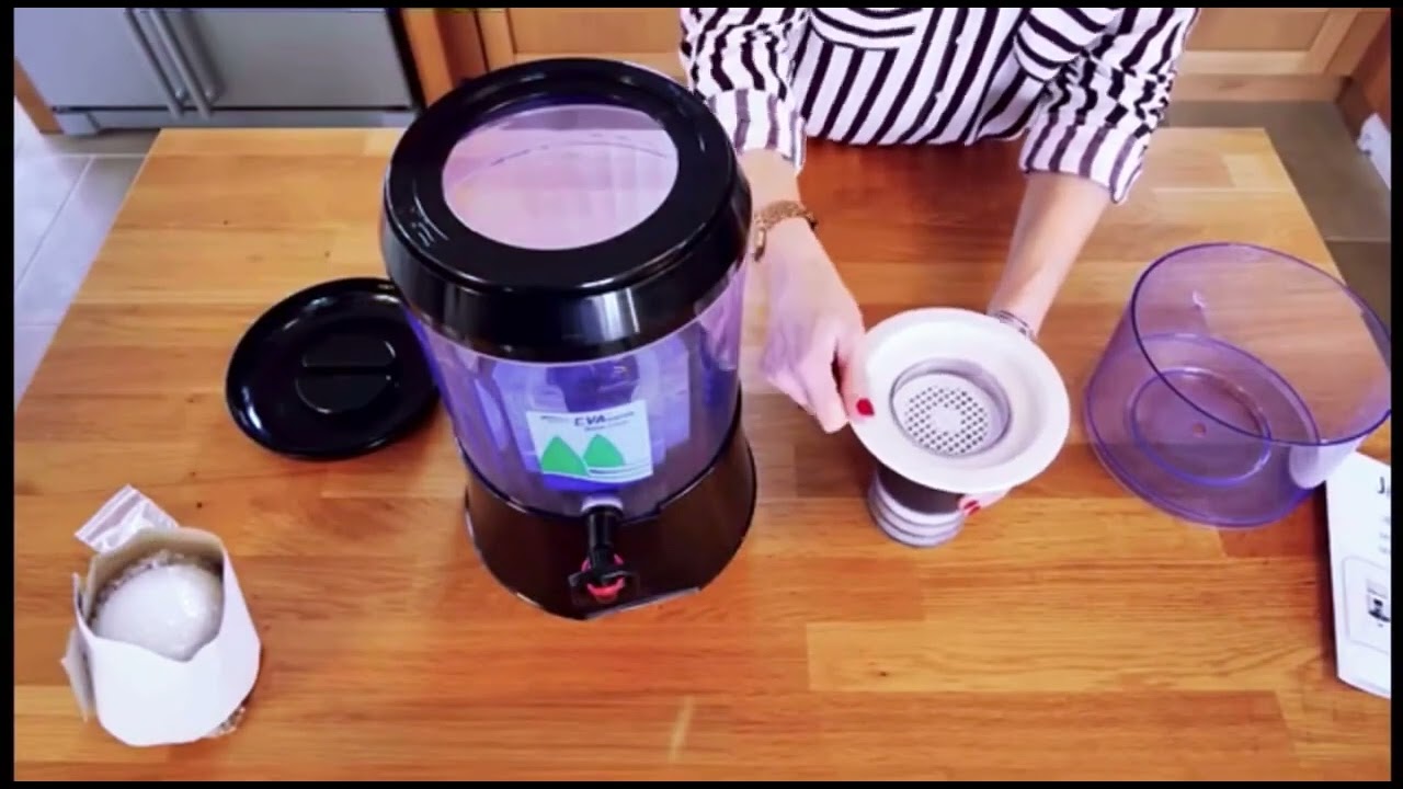 fontaine Eva, filtration, maison, présentation tutoriel