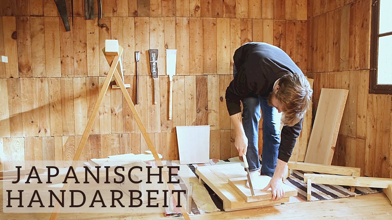 Japanische Handarbeit - Authentische Herstellung eines Couchtisch mit Kumiko *kostenloser Bauplan*