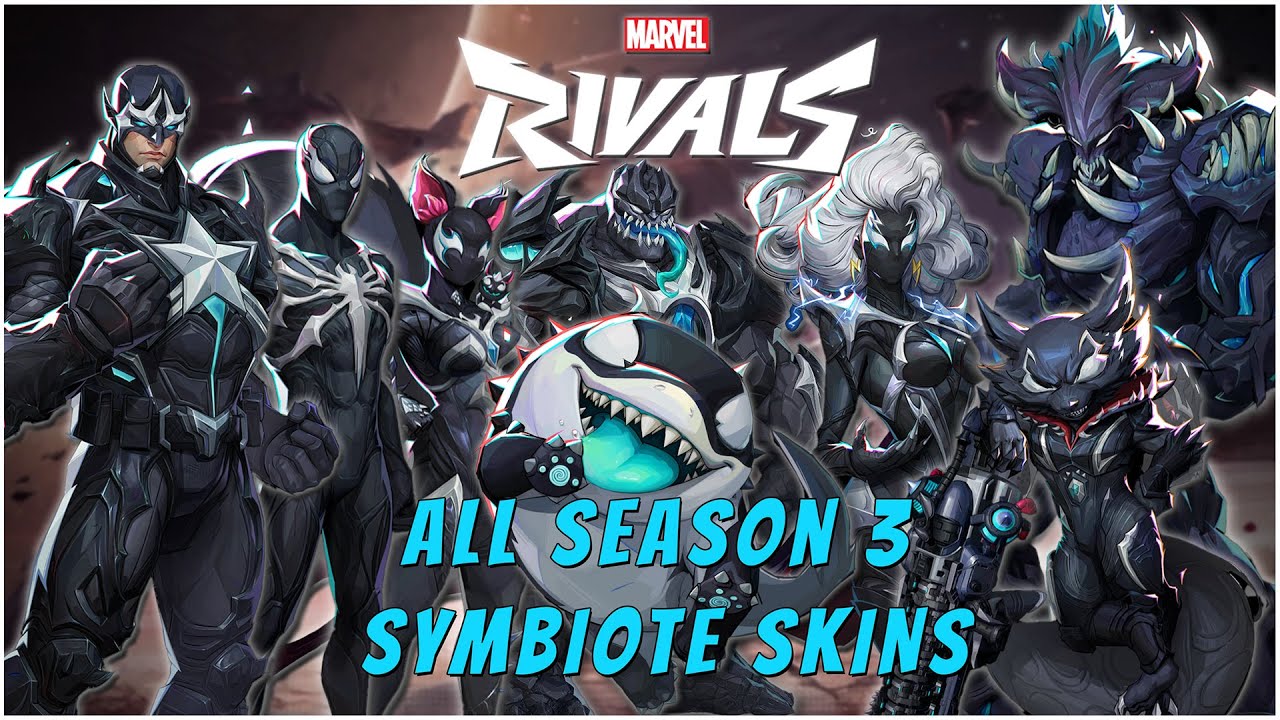 All Season 3 Symbiote Skins in Marvel Rivals (Comic Origins Explained)