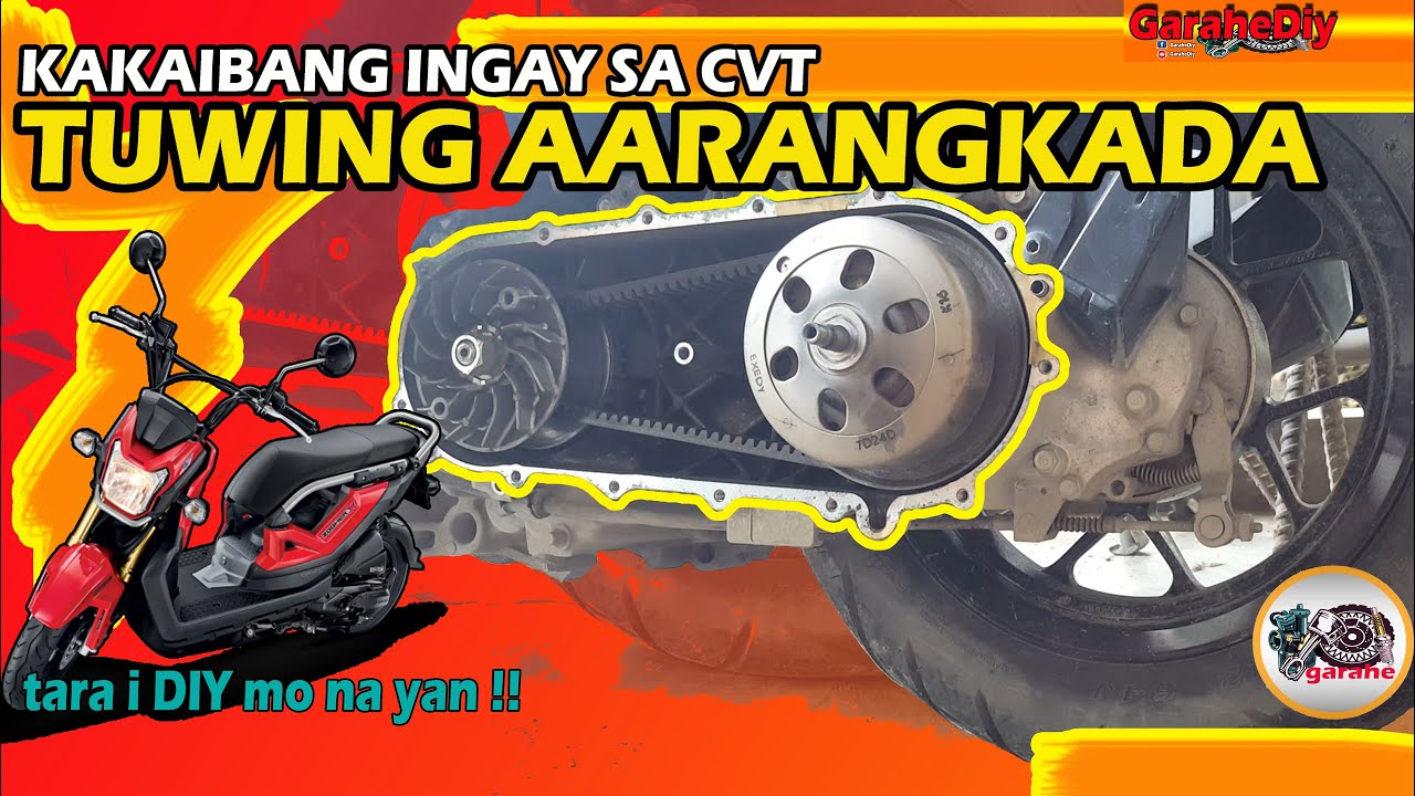 MAINGAY NA CVT SA ARANGKADA. CVT STRANGE NOISE IN ACCELERATION, honda zoomer x.