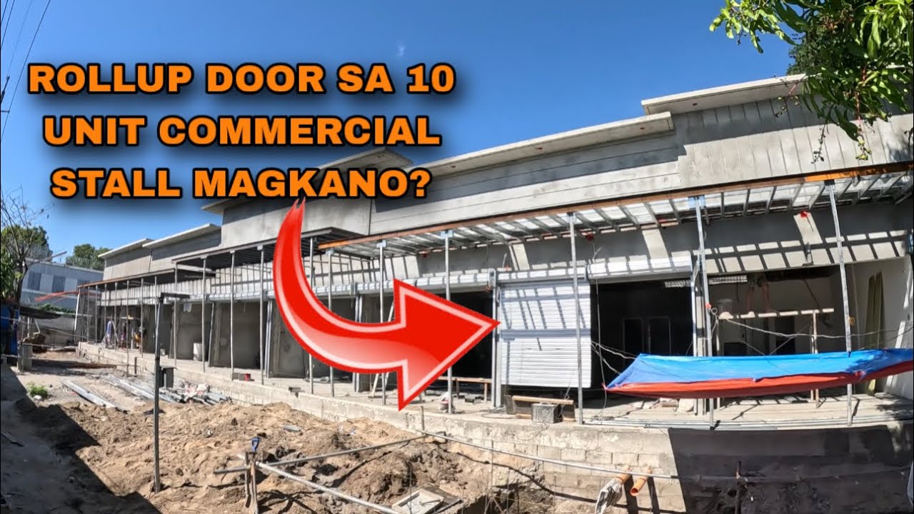 PRESYO NG ROLL UP DOOR SA 10 UNIT COMMERCIAL STALL PROJECT(LAKESHORE AT ARAYAT PROJECT)