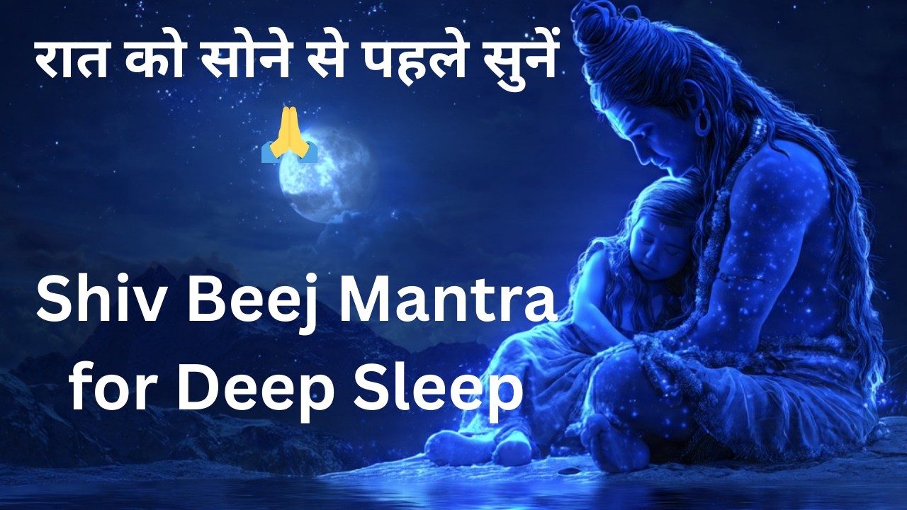 रात को सोने से पहले सुनें ये मंत्र 🙏 | ॐ नमः शिवाय | Shiv Beej Mantra for Deep Sleep #shivmantra