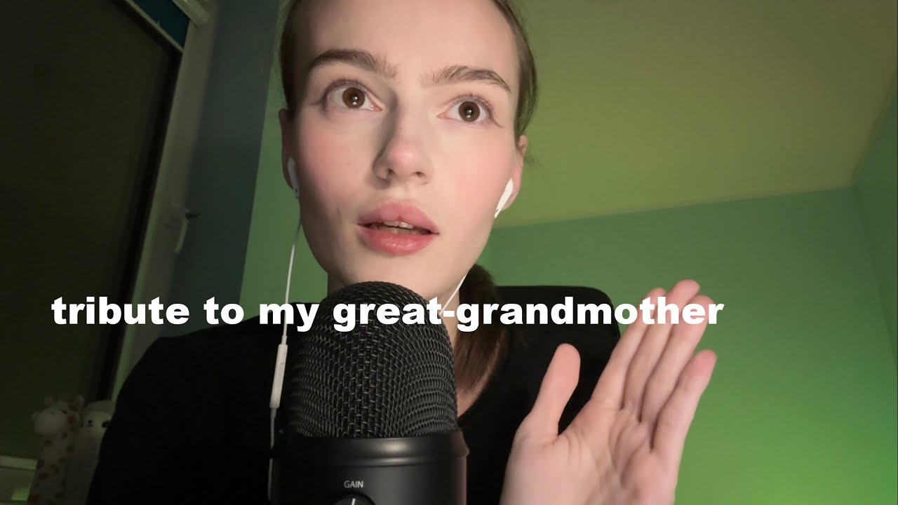 ASMR these stories will make you cry (my great-grandma's childhood)