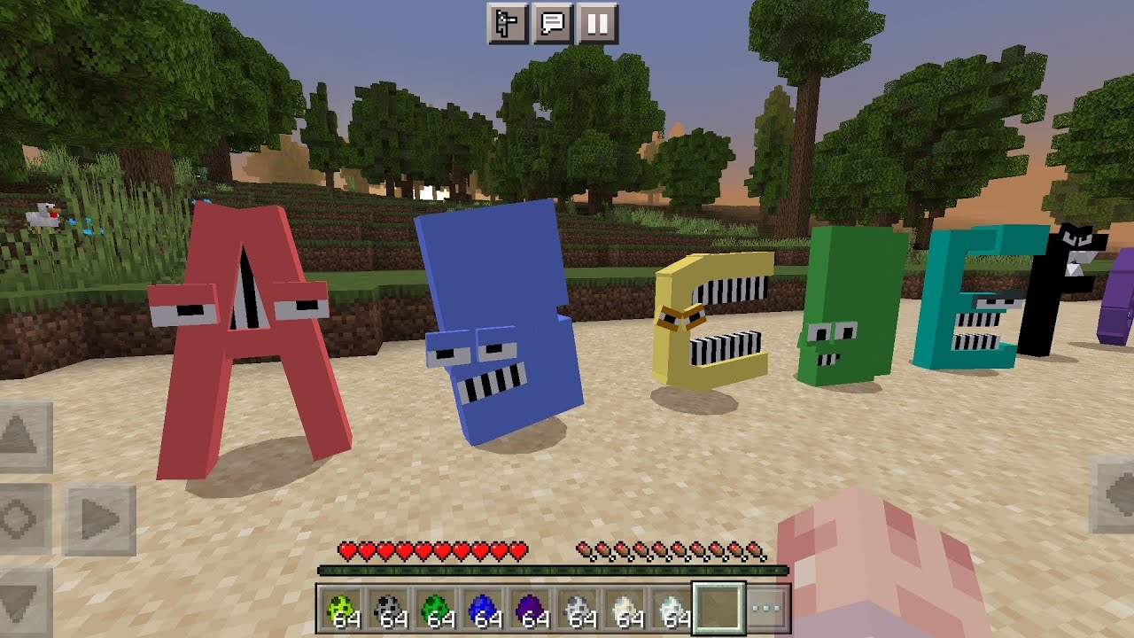 Alphabet Lore Addon v1.5 в карманном издании Minecraft