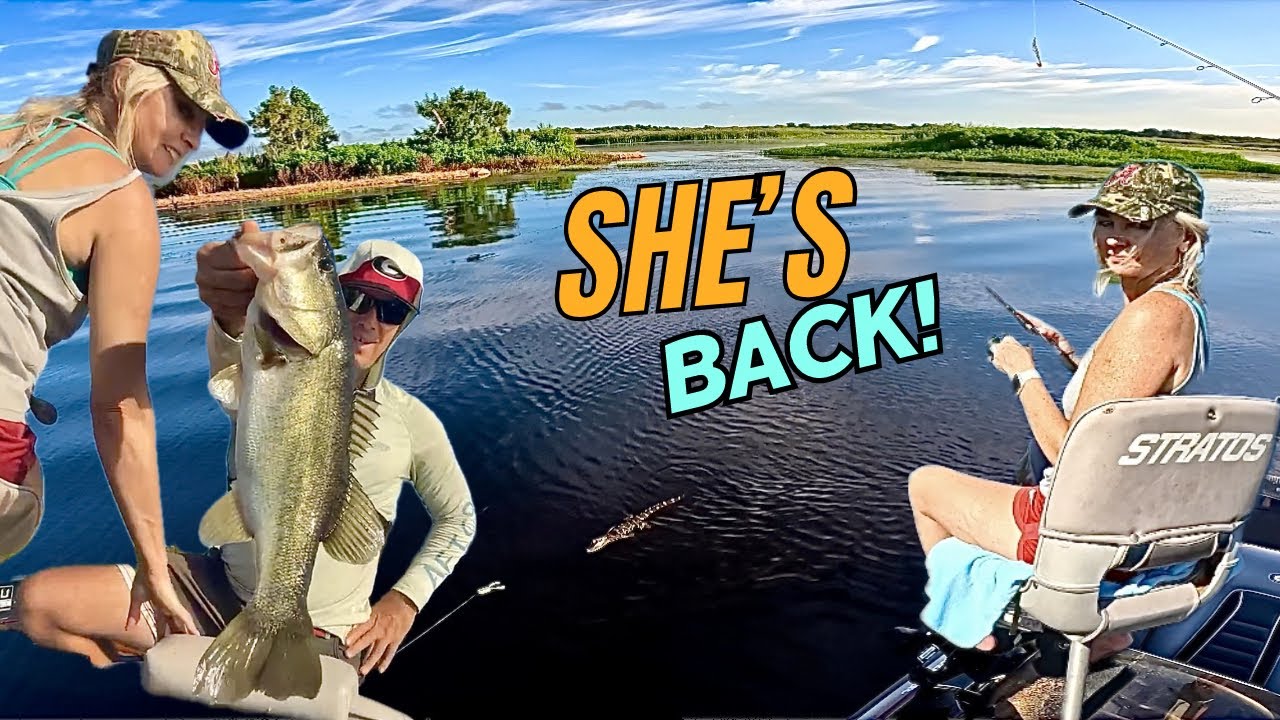 Fishing The MARSH On Johns Lake, Clermont Florida!!