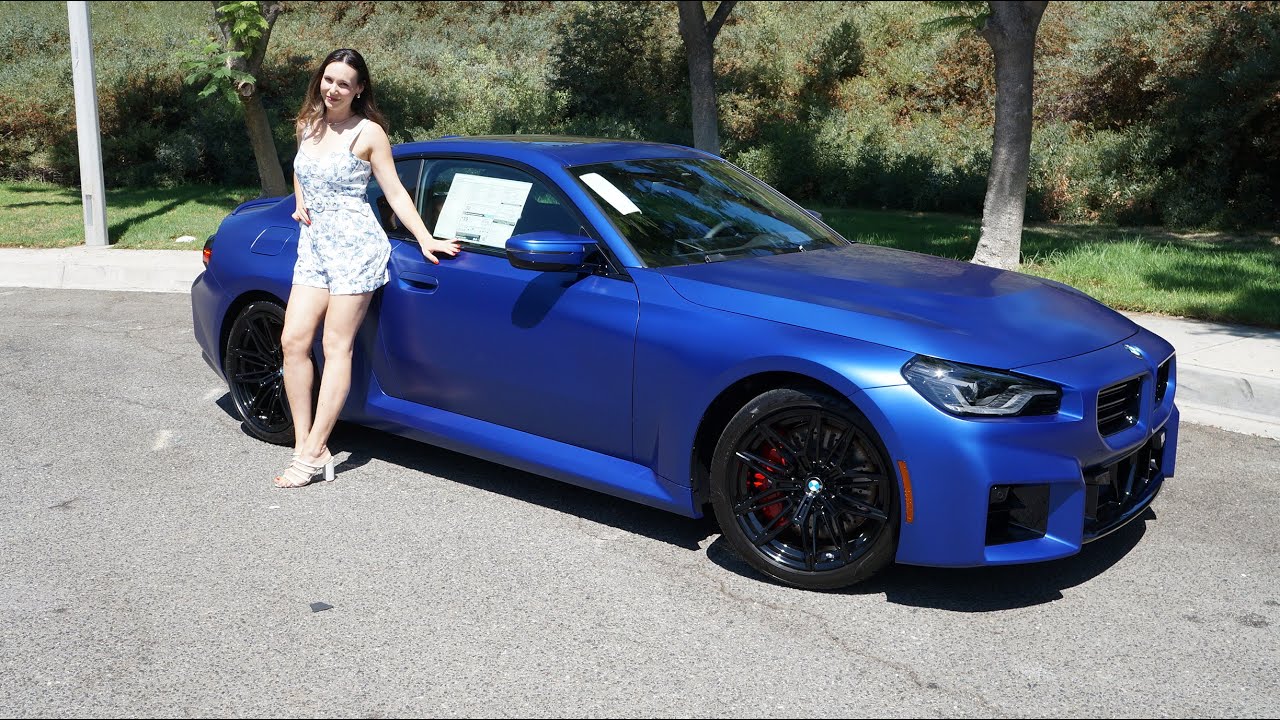 2024 BMW M2 Review 6 speed manual in Frozen Portimao Blue / Exhaust Sound! / BMW Test Drive Review