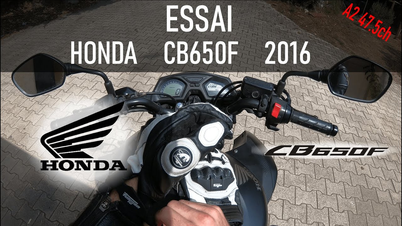 Essai n°10 Honda CB650F 2016 A2 47.5ch - La simplicité Honda