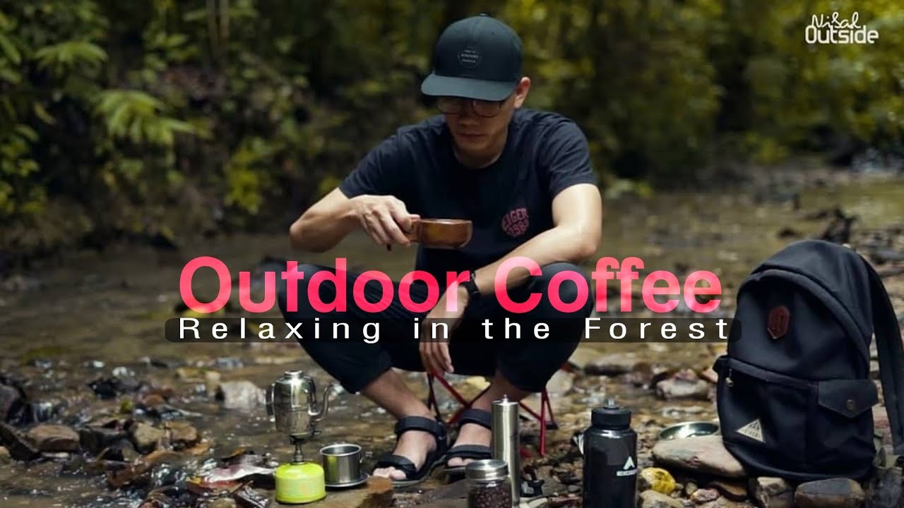 Outdoor Coffee || Membuat Kopi Vietnam, Bersantai dan Menikmati Suara Alam, ASMR