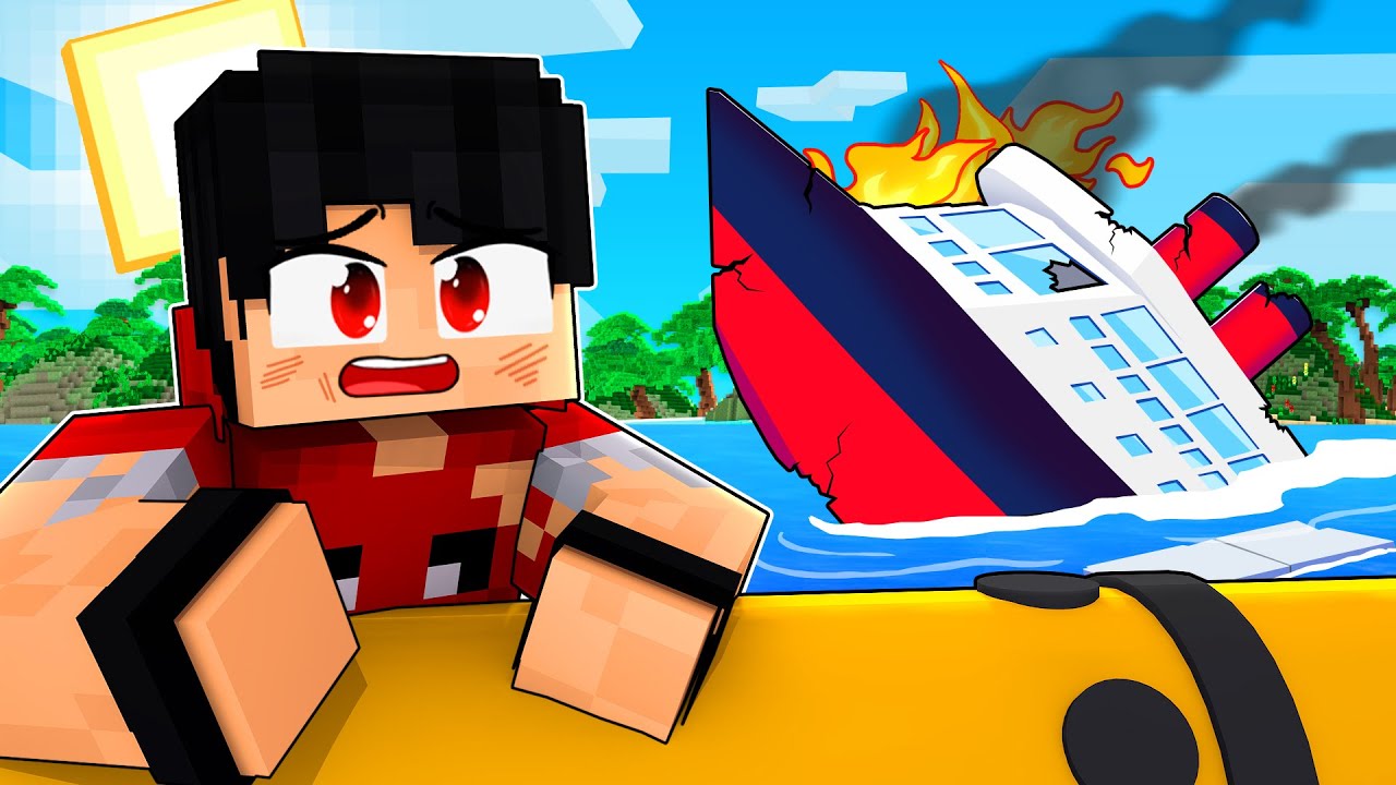 P3DRU SOBREVIVEU a um ACIDENTE DE NÁVIO no Minecraft