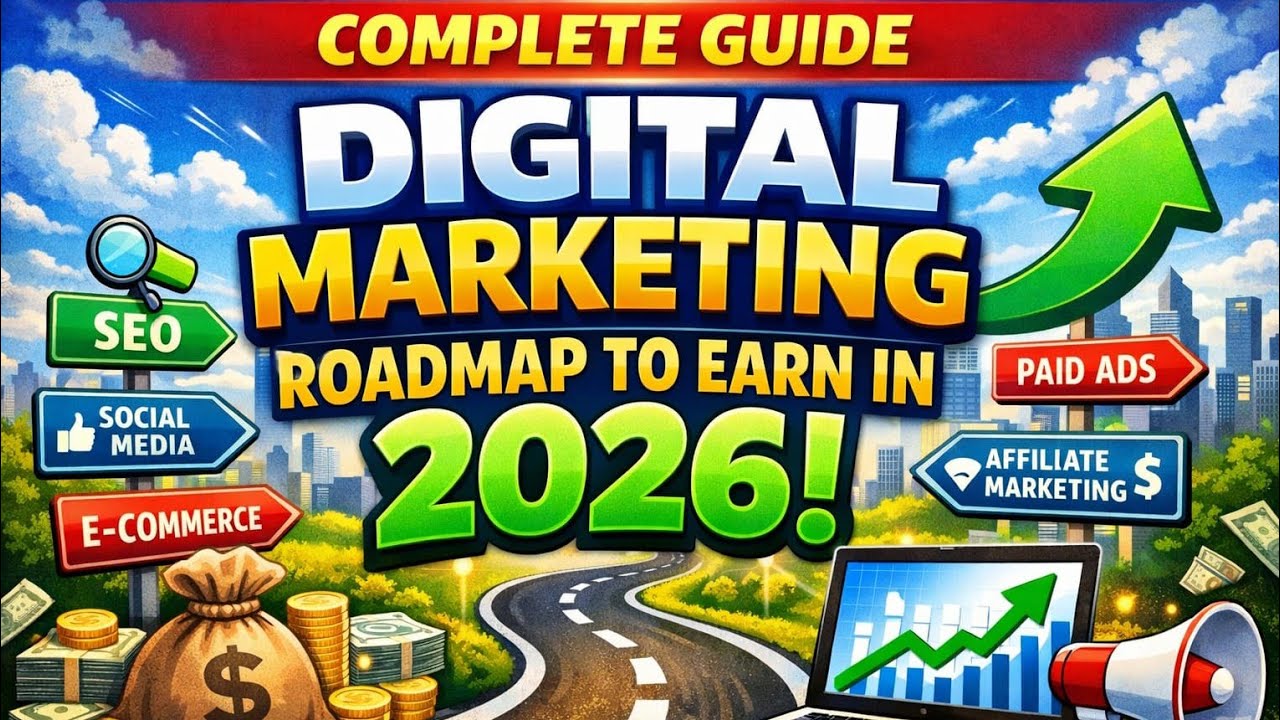 Complete Guide Digital Marketing Roadmap to Earn in 2026!