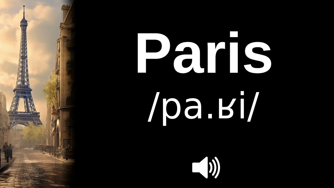 🇫🇷 How to pronounce Paris (CORRECTLY!)