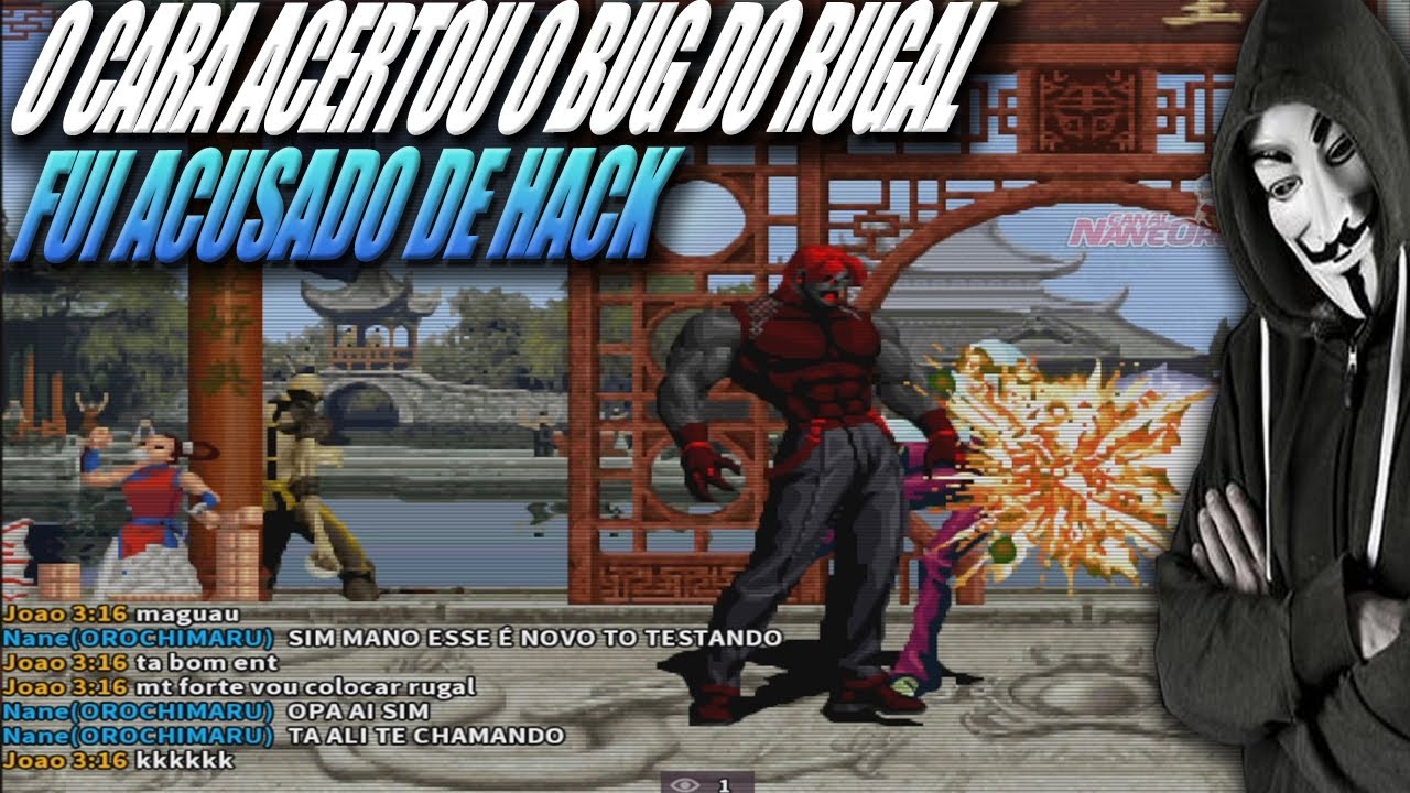 ►KOF 2002 PLUS►OPONENTE ACERTOU O BUG DO RUGAL►FUI ACUSADO DE USAR HACK NO GAME KKKKKKKKKKKKK