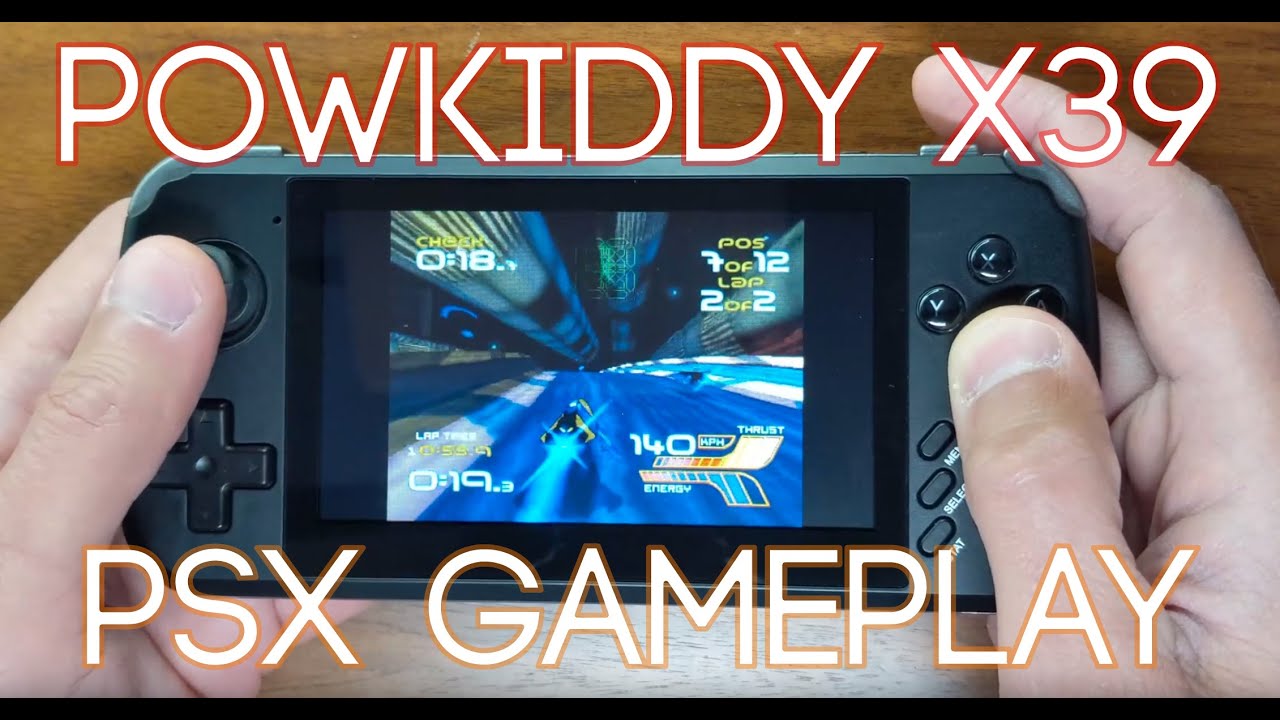 PowKiddy X39 - PSX Game Play