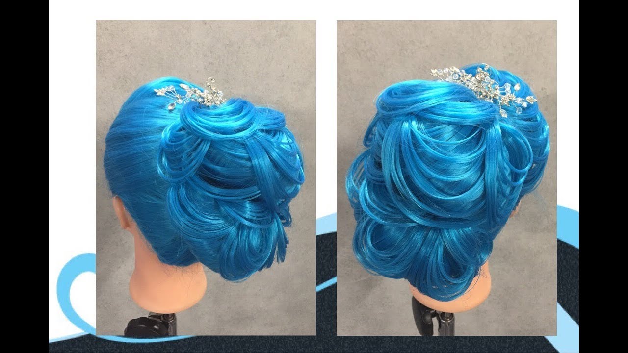 Opsteken bruidskapsel, updo Wedding hairstyle