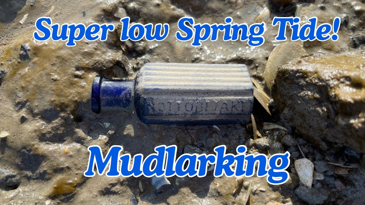 Mudlarking in Kent - SUPER Low Tide reveals Victorian treasures!