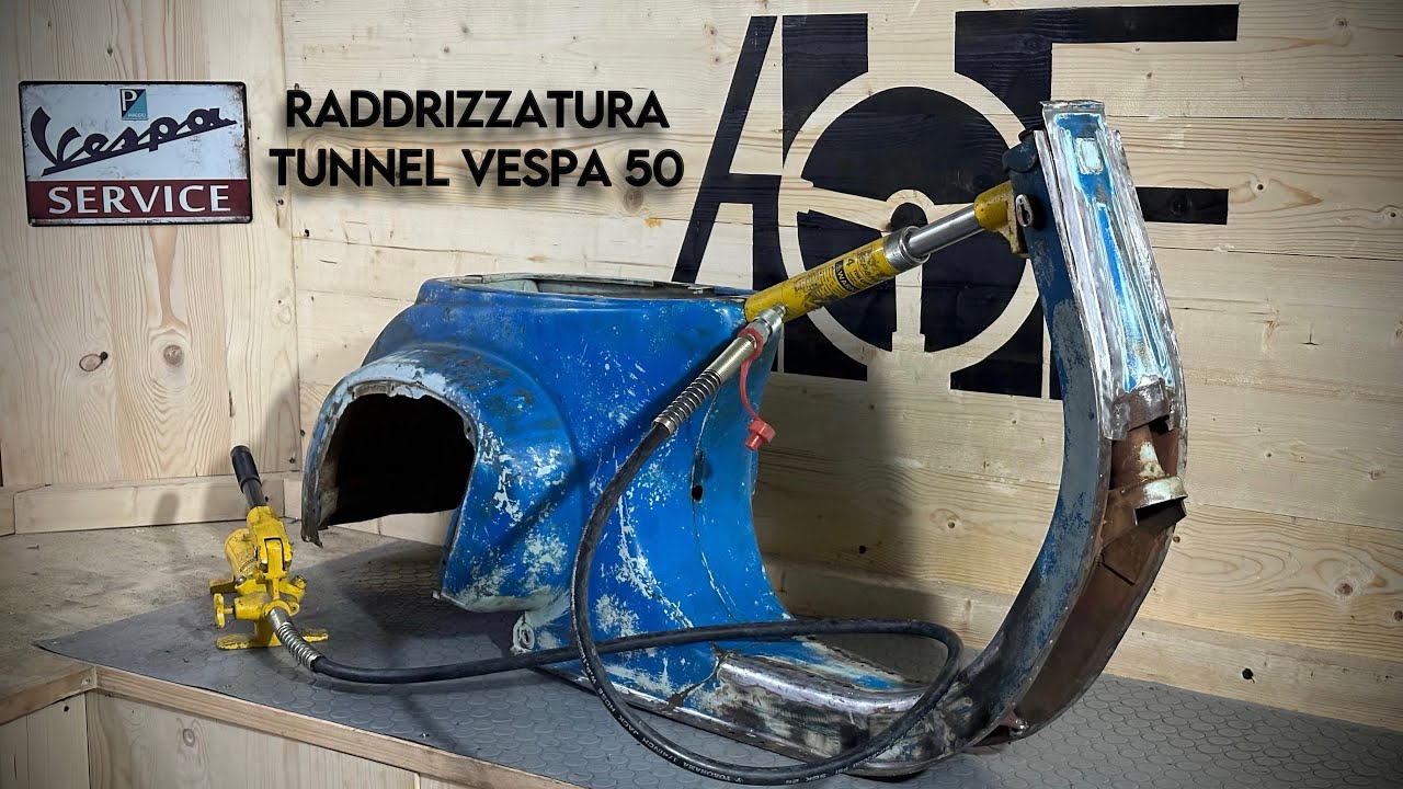 RADDRIZZATURA TUNNEL VESPA 50 N - Parte 2
