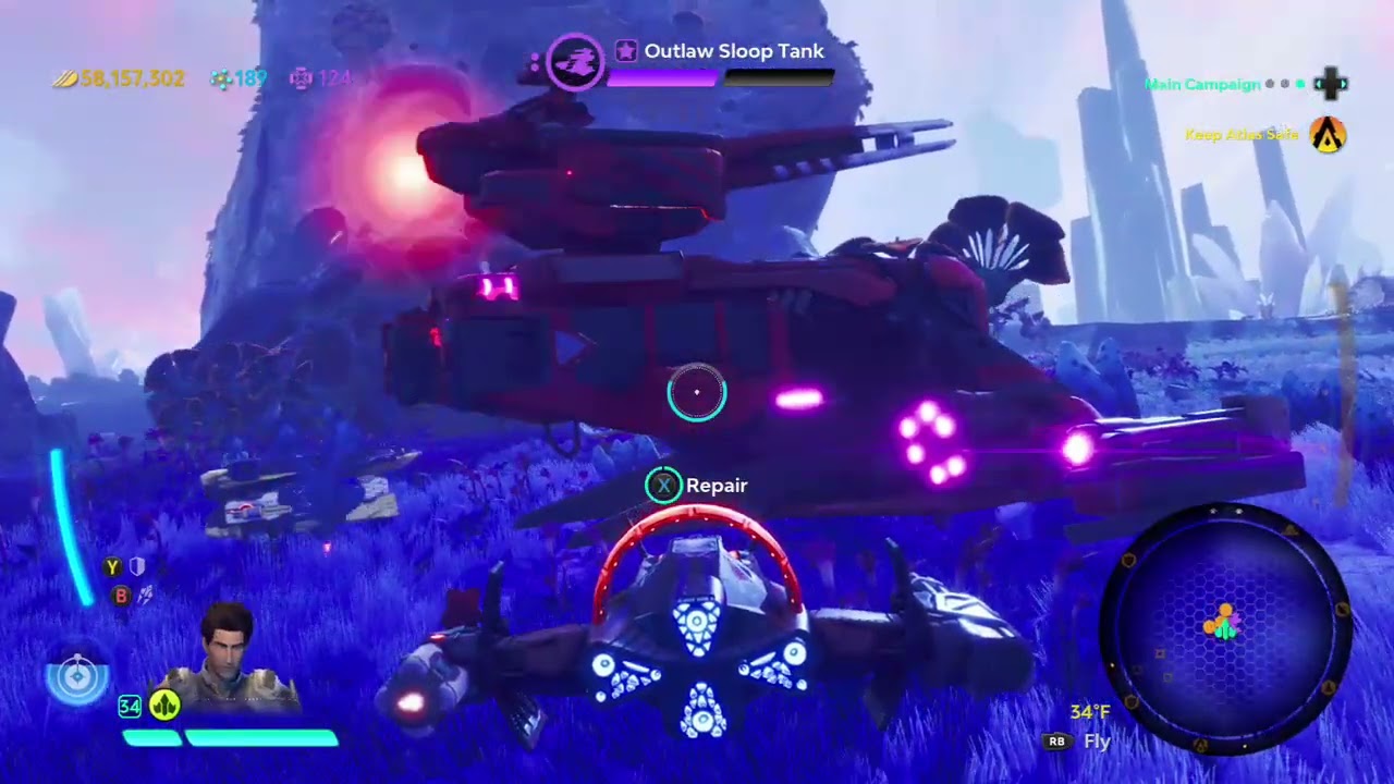 Starlink: Battle for Atlas | Crimson Moon | Outlaw Sloop Tank glitch | XB1