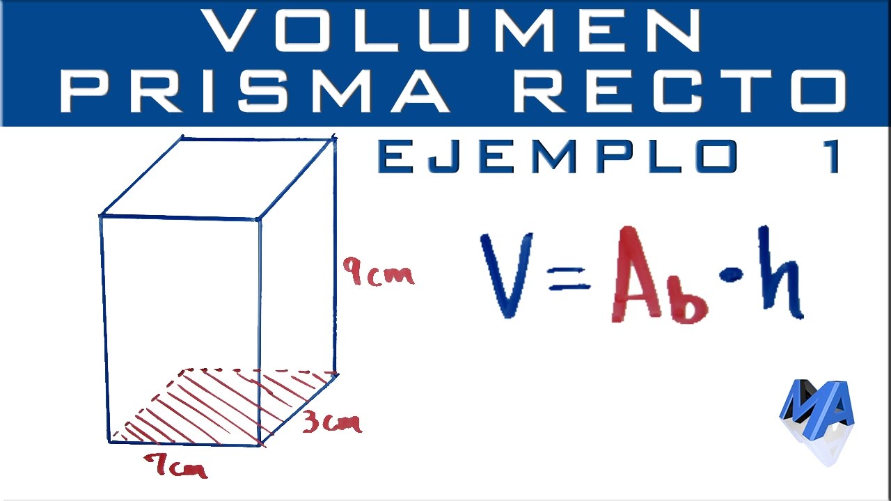 Volumen del prisma recto | Ejemplo 1