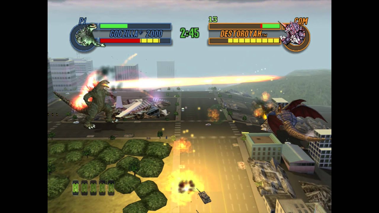 Godzilla: Save The Earth - Godzilla 2000 VS. Destoroyah (HARD)
