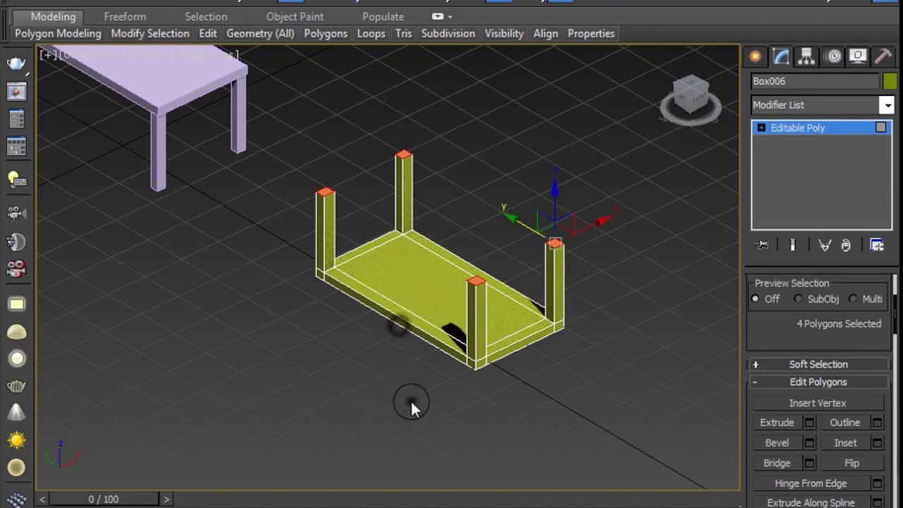 1 table making(Hindi) 3DS Max