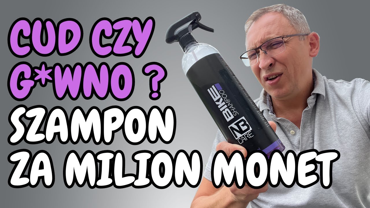 Rowerowe SZALEŃSTWO | Testuję DROGI Szampon do roweru!