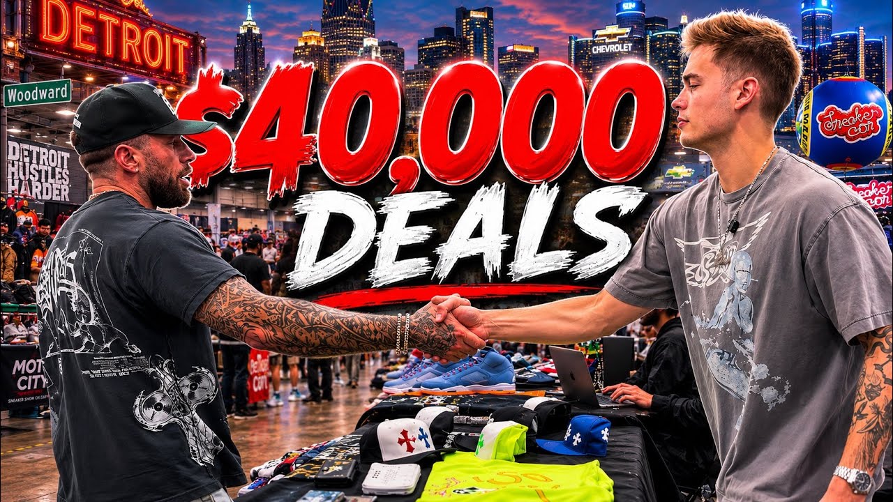 МЫ СДЕЛАЛИ $40,000 НА SNEAKERCON В ДЕТРОЙТЕ