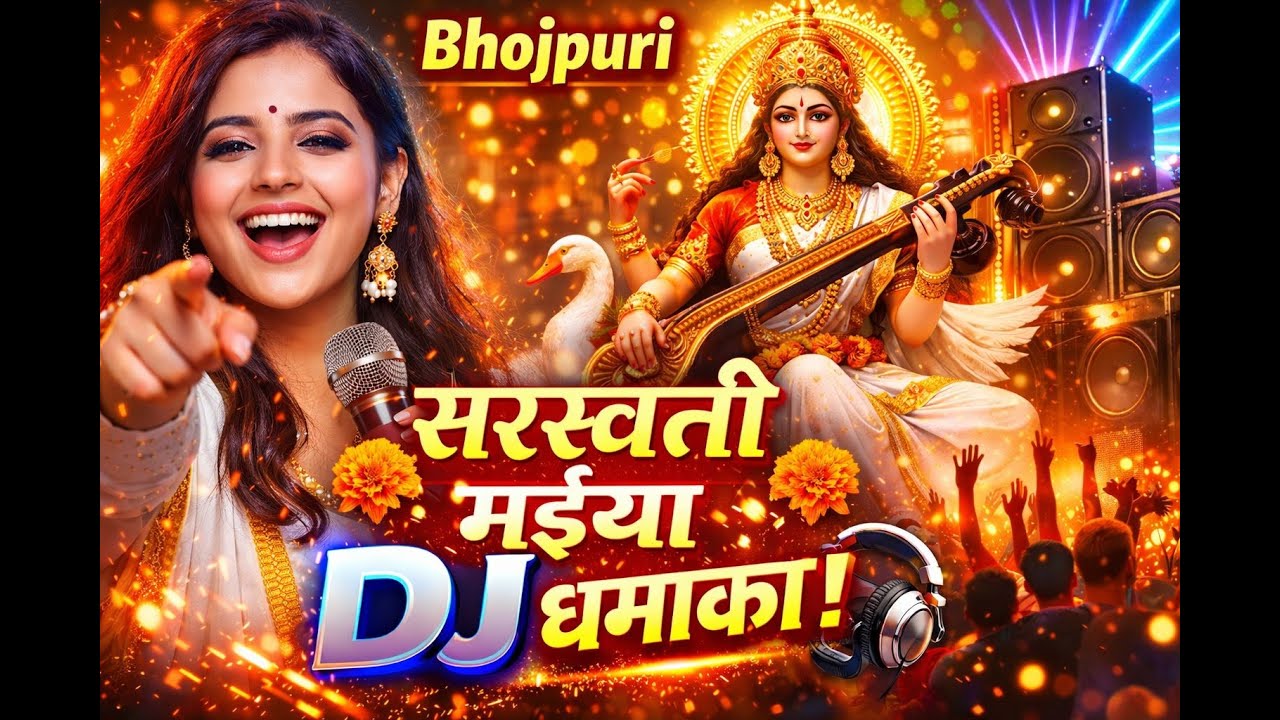 सरस्वती मईया DJ धमाल | Saraswati Puja DJ Song |  #bhojpuri #bhakat #dj #remix song 2026 | #video