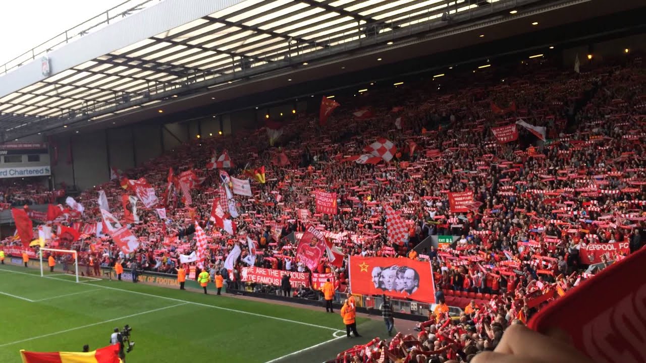 Awesome You'll Never Walk Alone liverpool vs chelsea 27.04.2014