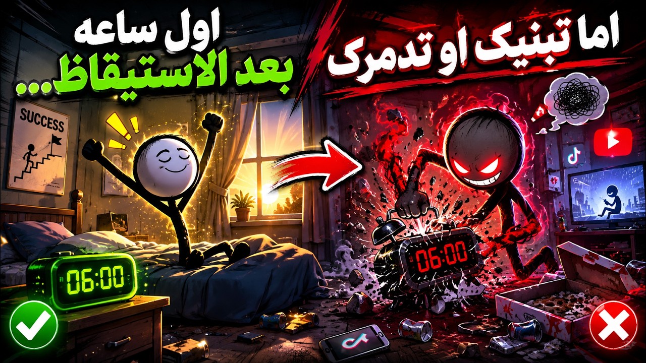 أول ساعة بعد الاستيقاظ… إمّا تبنيك أو تدمّرك😶