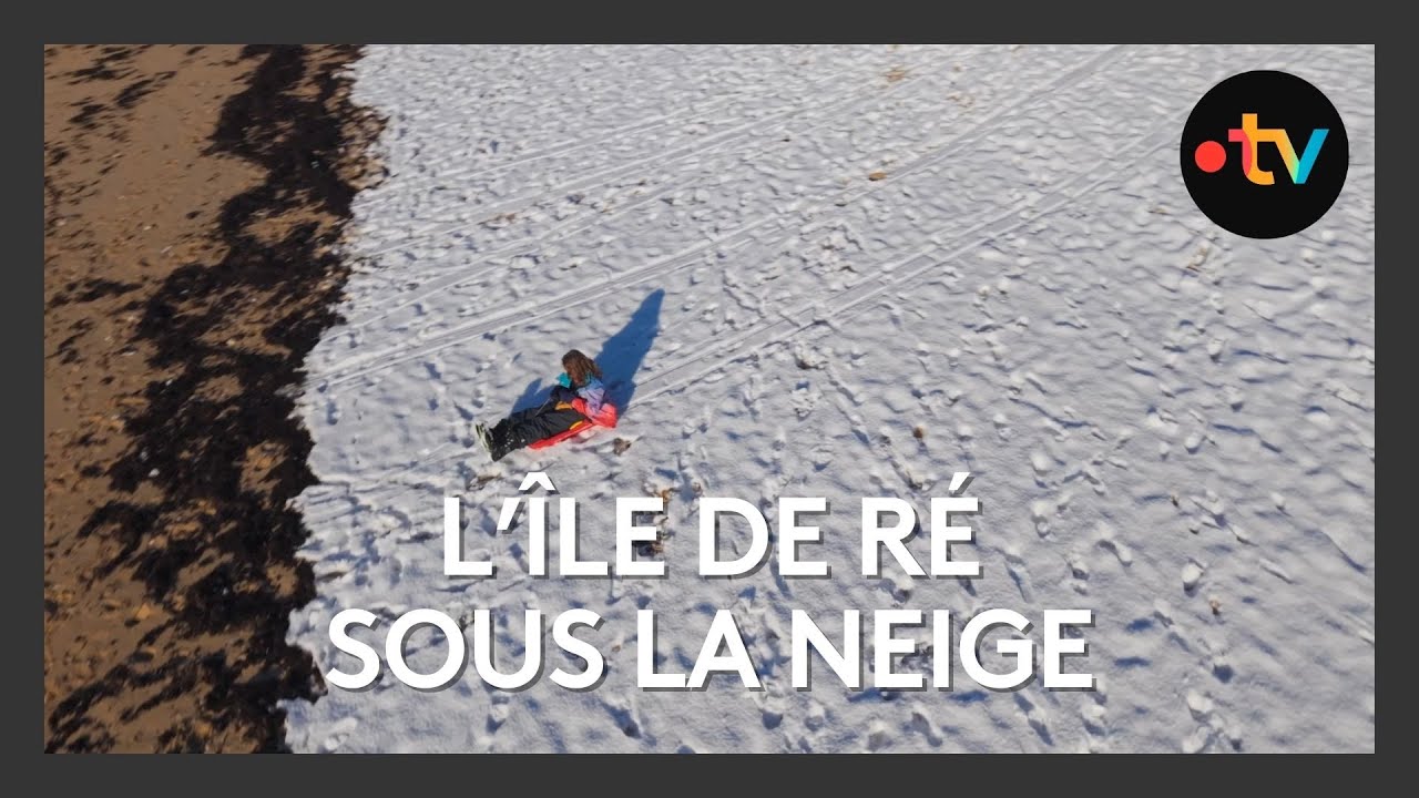 L'île de Ré sous la neige