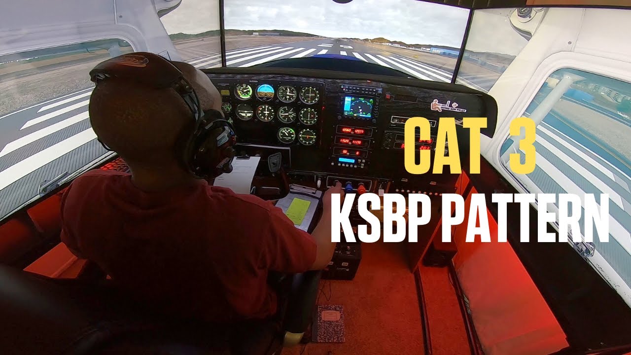 FLYING In The Traffic Pattern | Pilotedge CAT 3 Flight | Home Sim Pilot | Xplane 11