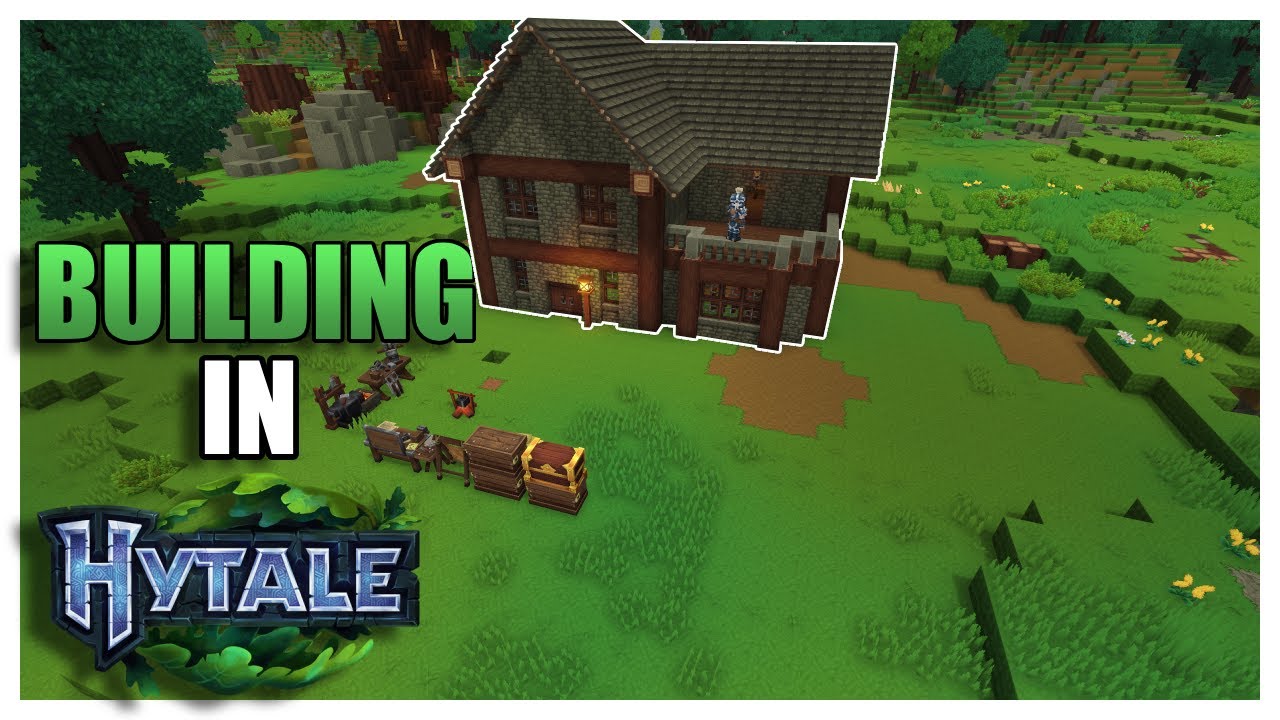 Hytale, 7 серия - Наконец-то дом строится!