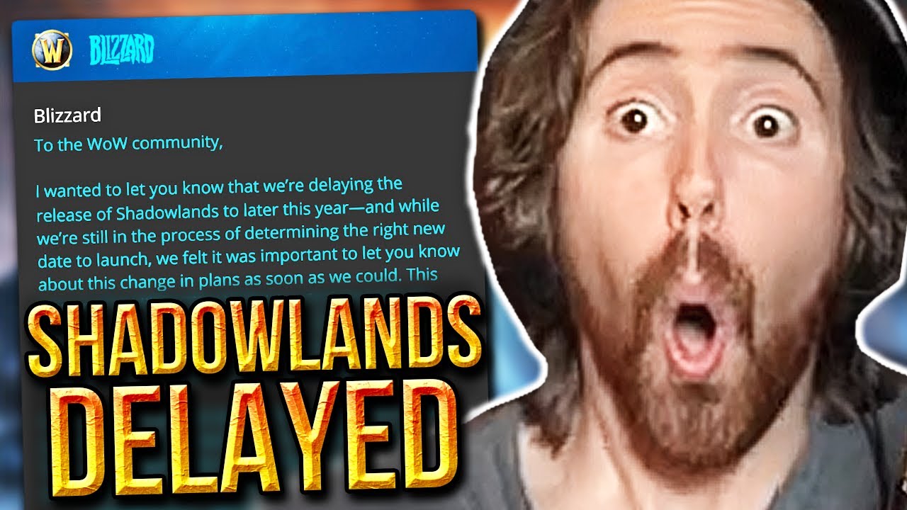 Shadowlands DELAYED & Pre-Patch Date Announced! A͏s͏mongold Reacts to Blizzard Blue Post