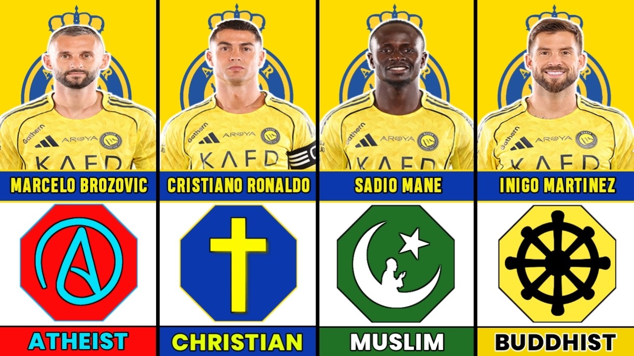 Al Nassr Full Squad Religion 2026 | You’ll Be Shocked! ✝️☪️