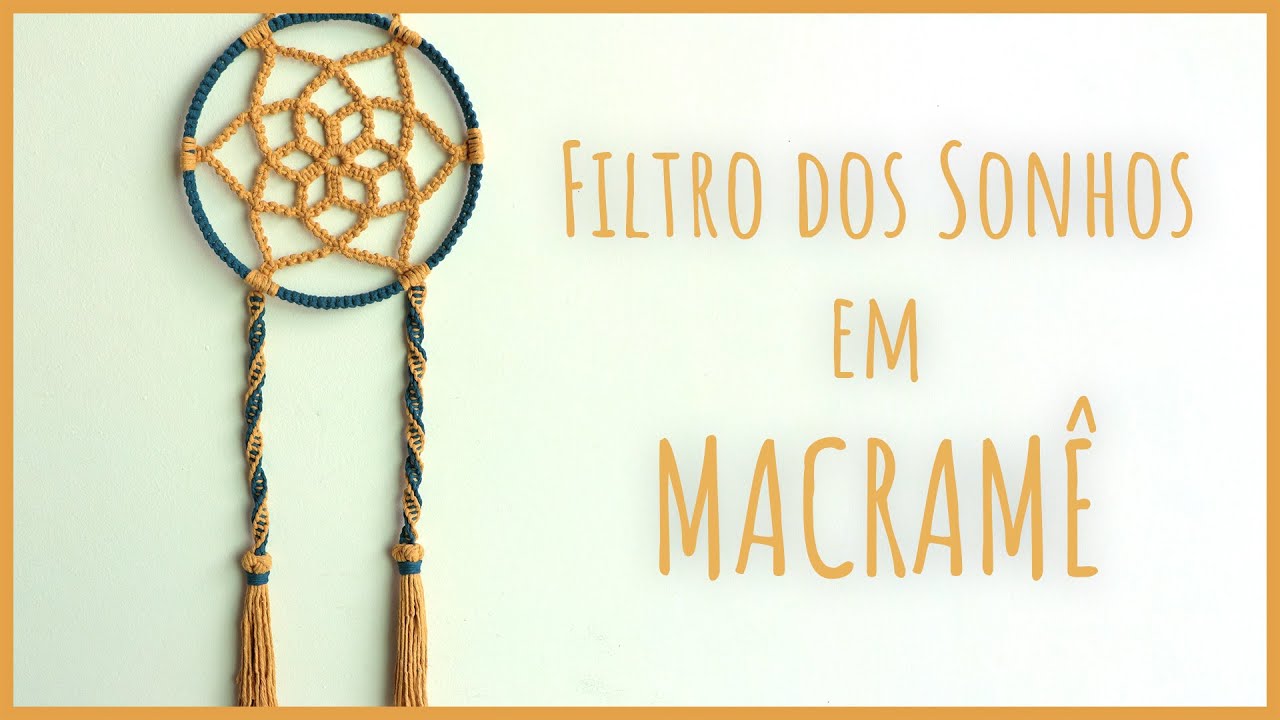 🧘 Macramê Zen: Filtro dos Sonhos ou Mandala para seu Espaço!