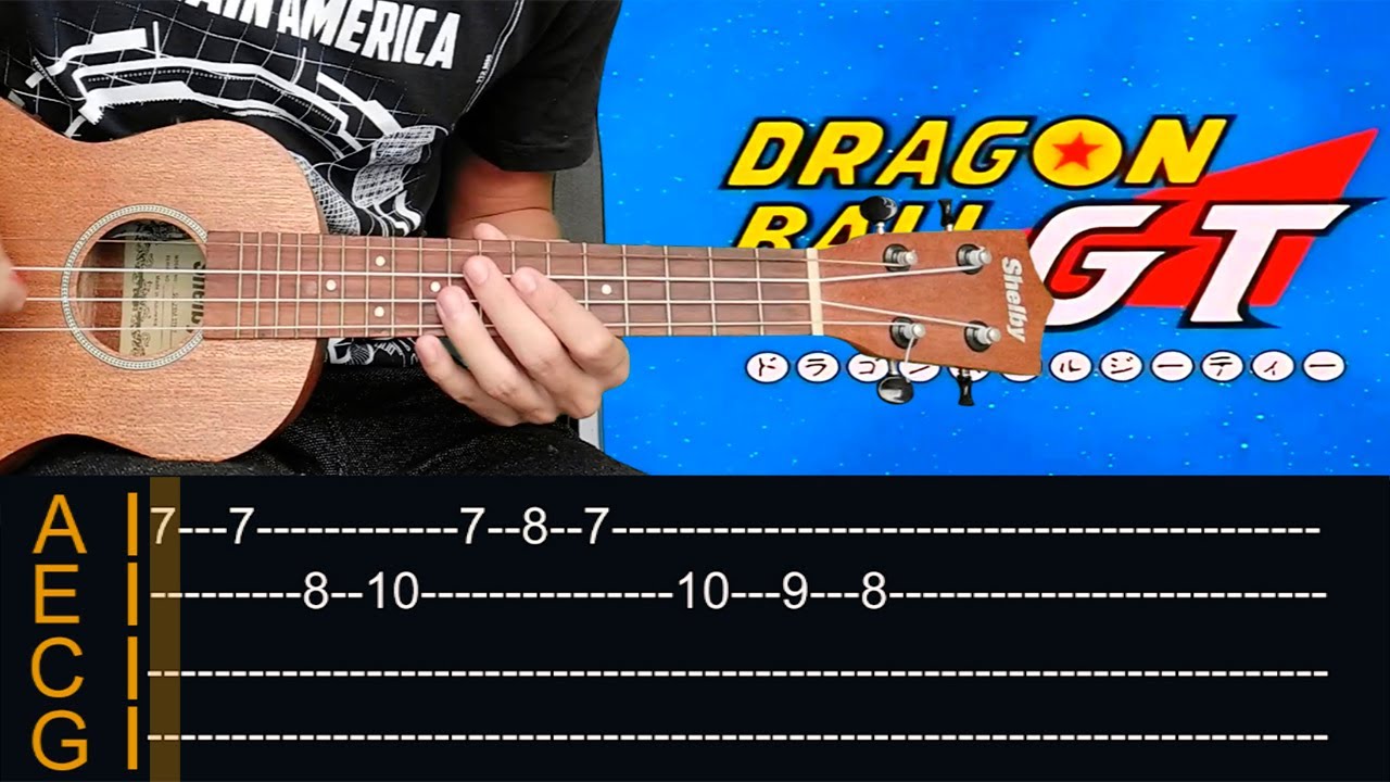 DragonBall GT Ukulele WITH TABS