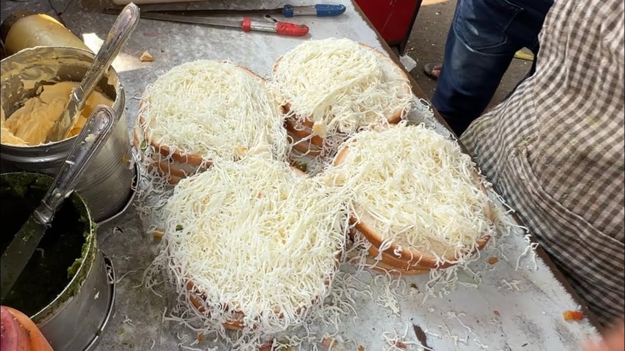 Surat Aunty Serves 1Kg Biggest RimZim Sandwich | Indian Street Food