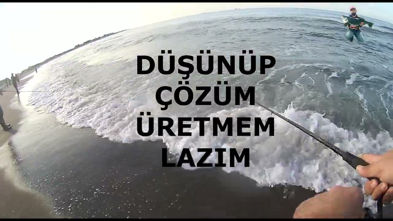 ÇİNEKOP AVI KARASU KARADENİZ KIYIDAN SPİN ATÇEK BALIK PLAJI SAHİLİ LÜFER