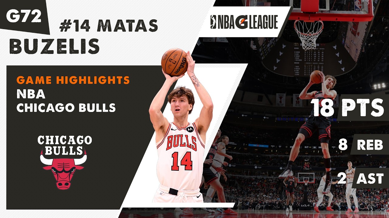 Lithuanian MATAS BUZELIS 18 PTS / 8 REB / 2 AST Chicago Bulls NBA game highlights