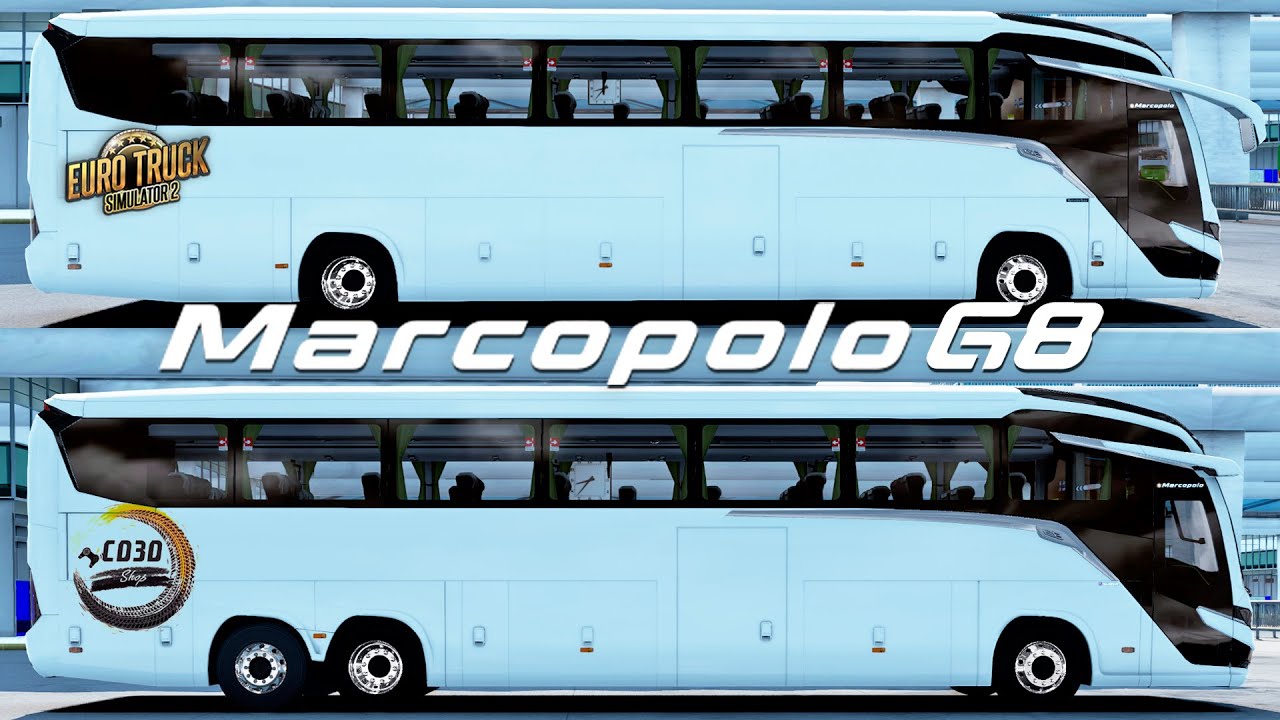 Lançamento Marcopolo Paradiso G8 1200 - 4/6x2 Multichassi | CD3DSHOP