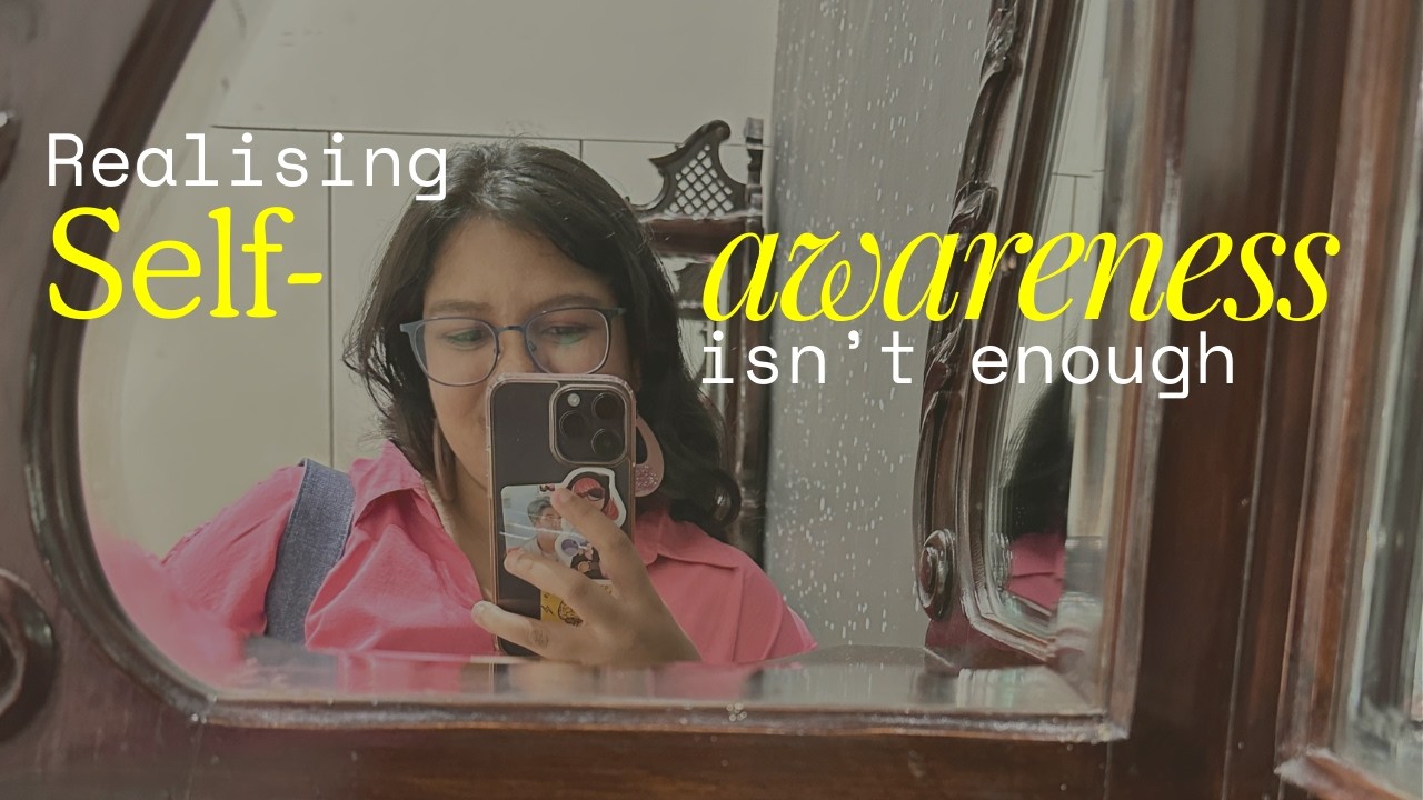 If you're self-aware but procrastinate, this video is for you