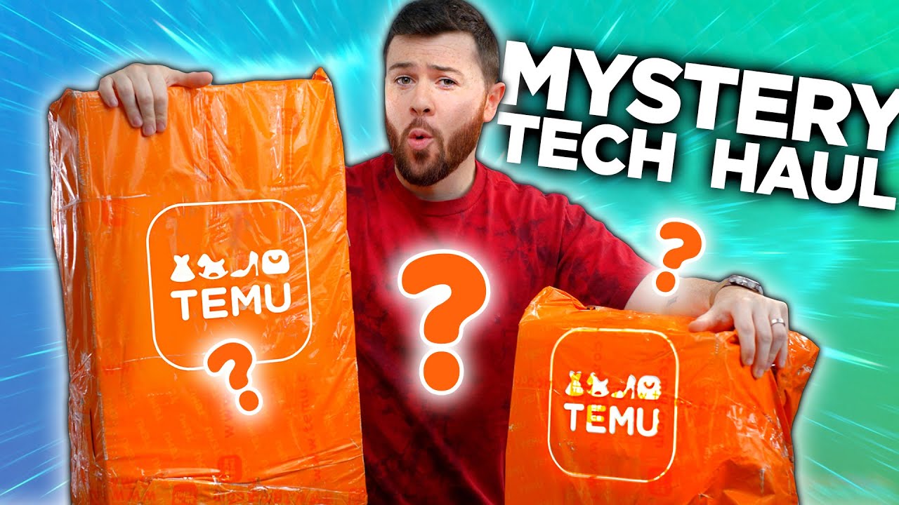 Распаковка Mystery Temu Tech Haul!