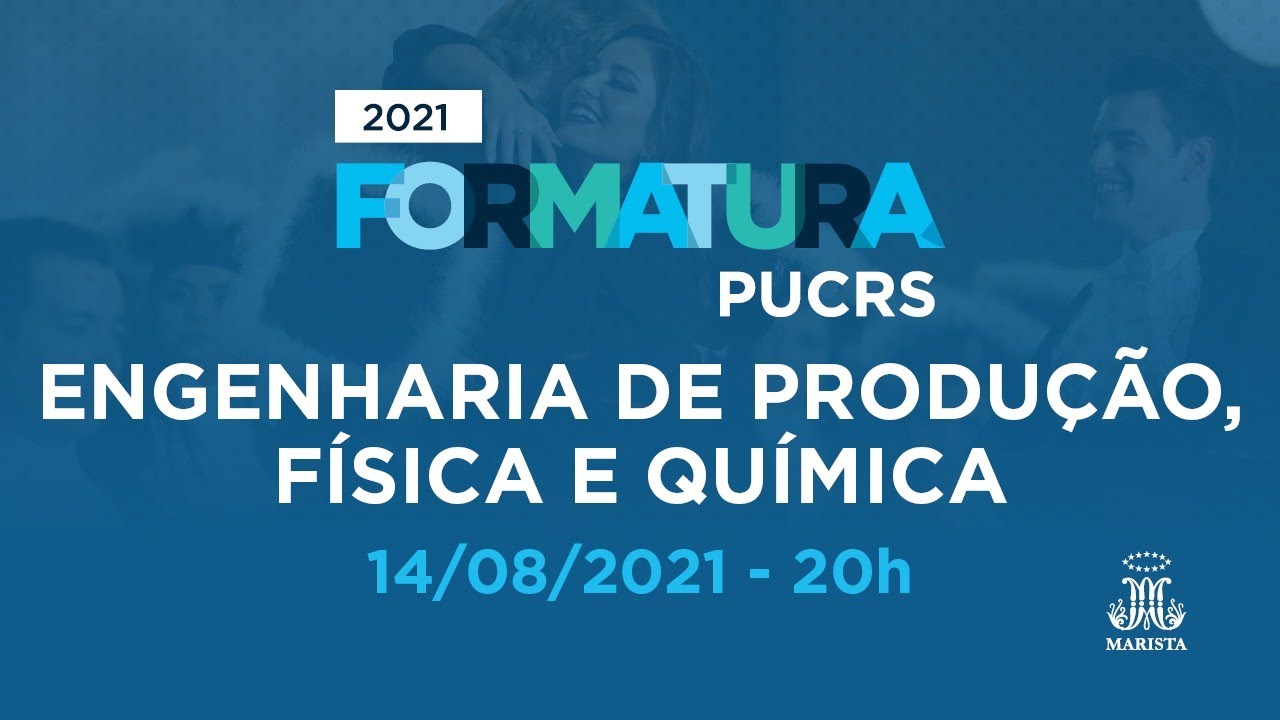 Formaturas 2021/1:  Engenharia de Produção, Física e Química