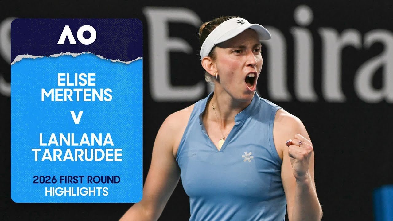 Elise Mertens v Lanlana Tararudee Highlights | Australian Open 2026 First Round